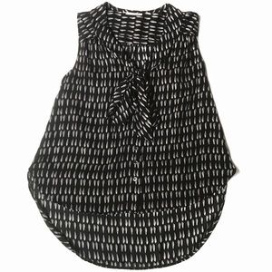 Halogen Pussybow EUC Sleeveless Top XS